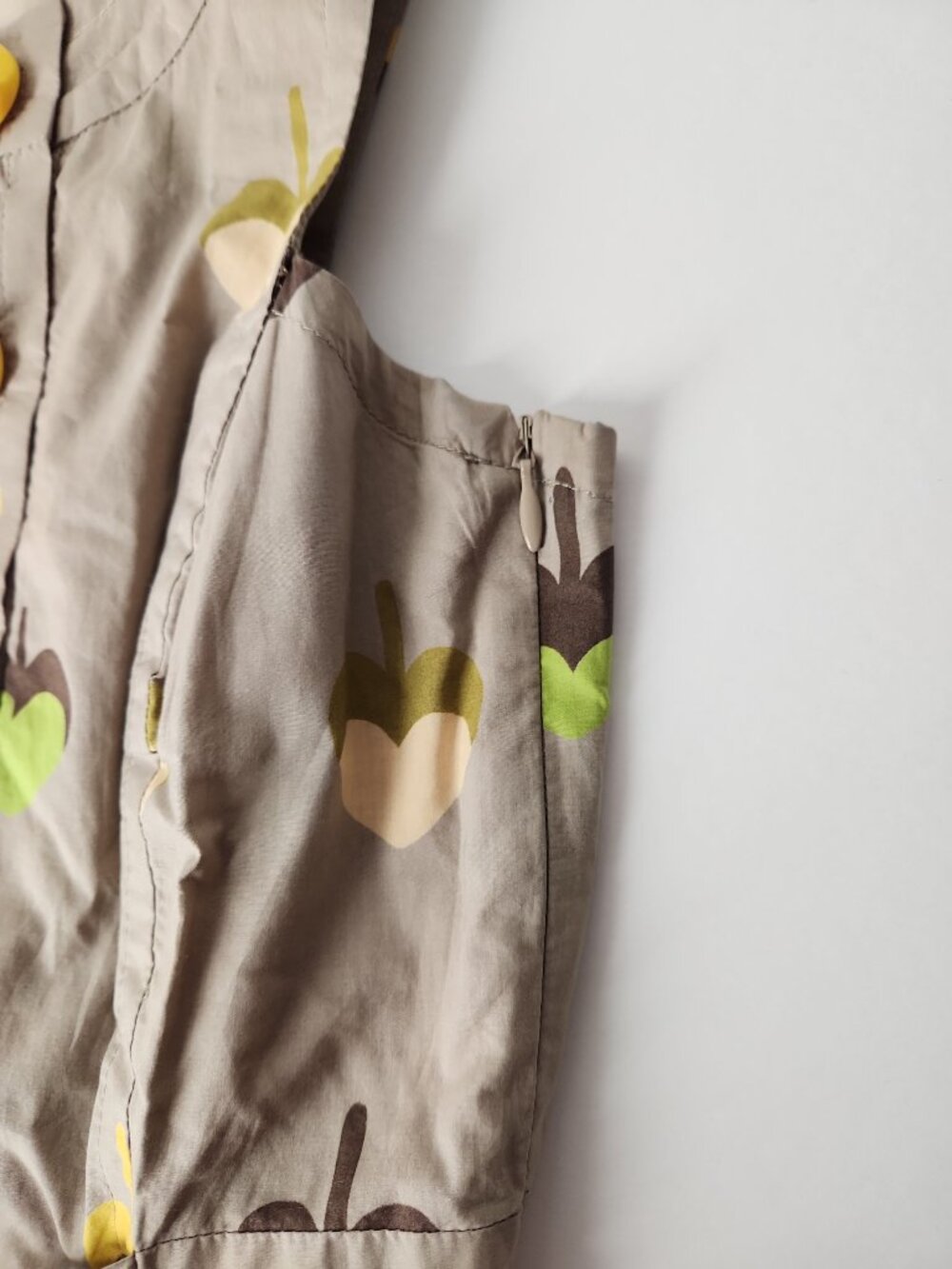 Marc Jacobs Heart Leaf Pinafore Retro Dress with pockets Y2K - Picture 6 of 11